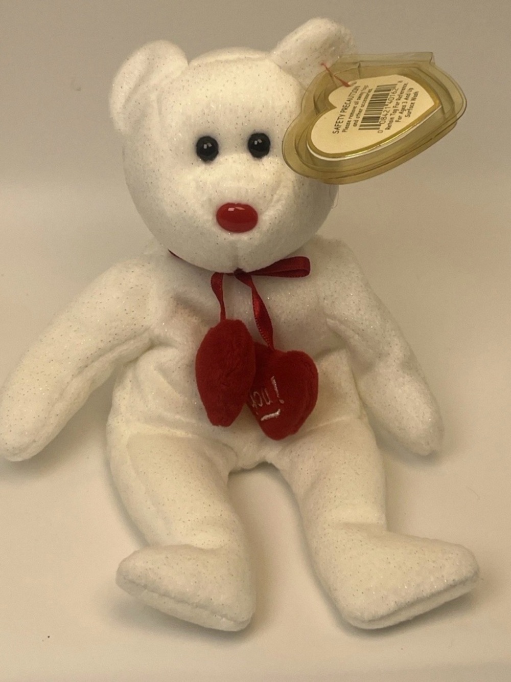 TY Beanie Baby - TRULY the Bear (9 inch) - MWMT's Stuffed Animal Toy